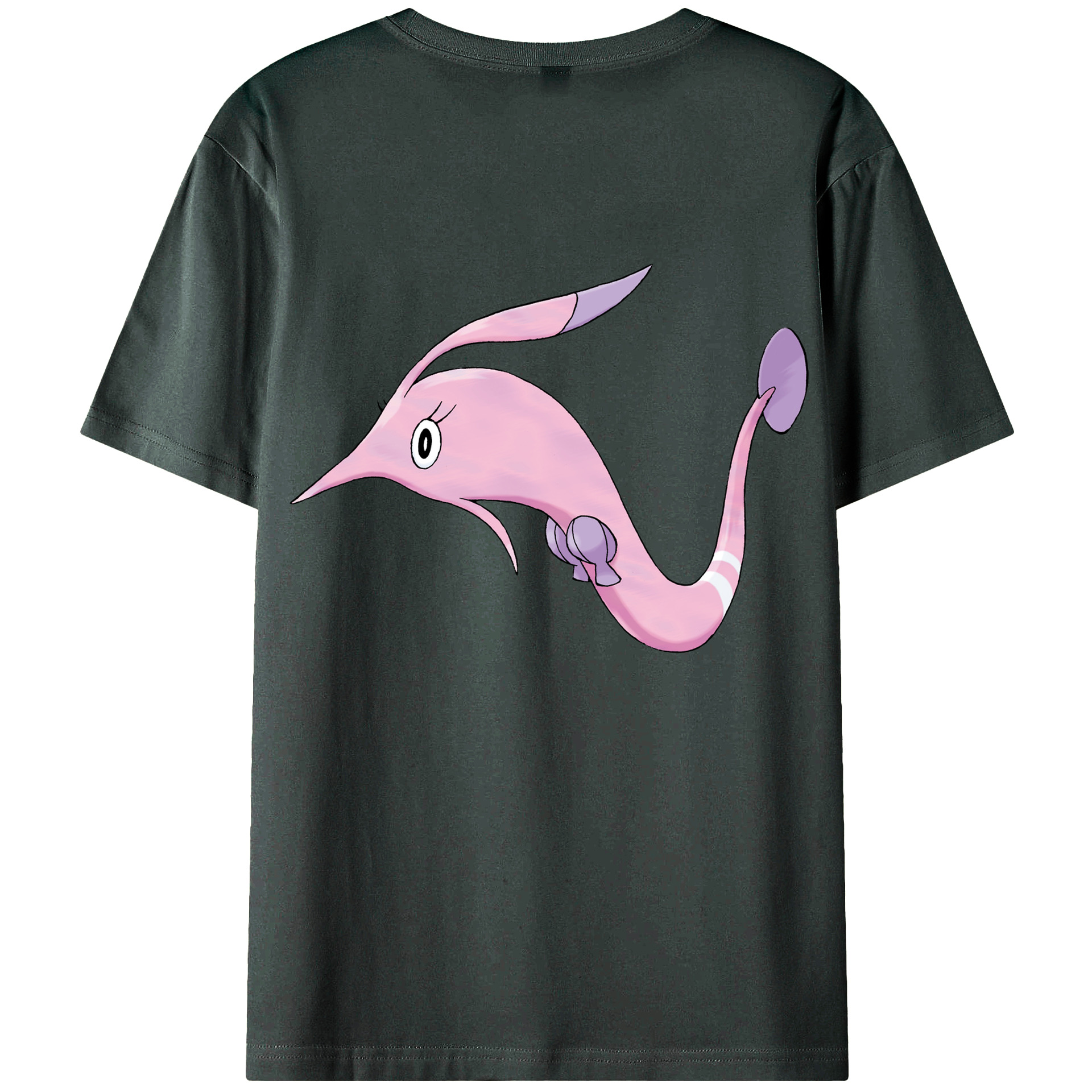 （画像用） ポケットモンスター Pokémon 綿100％ メンズ半袖Tシャツ（バックプリント） 通気性